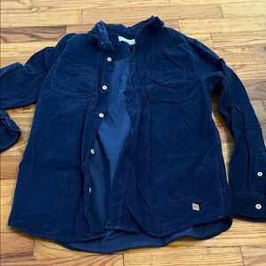 Zara Kids Navy Blue Button Down Shirt